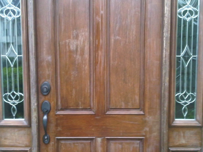 Refinish door