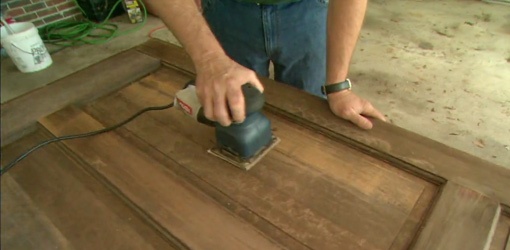 Wood sanding