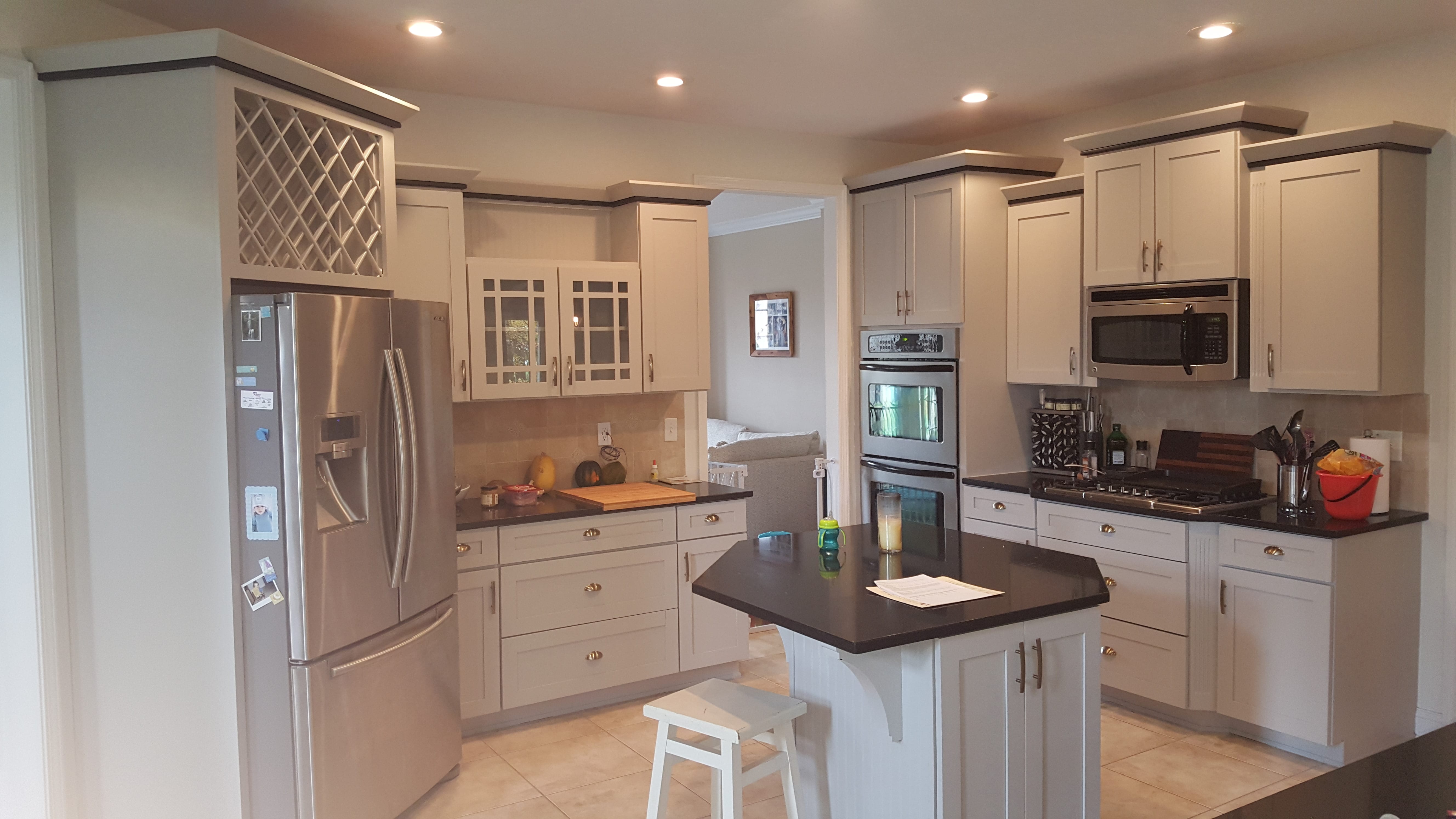 Avon Lake Painted Kitchen Cabinets