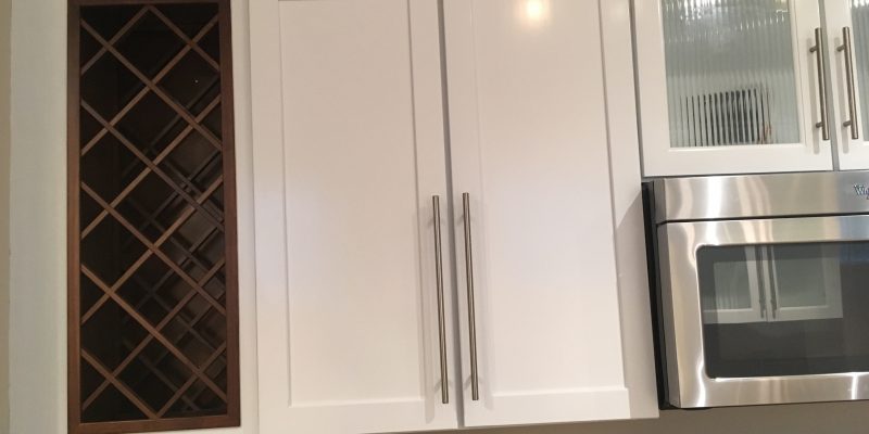 Cleveland Cabinet painting - white upper kitchen cabinets