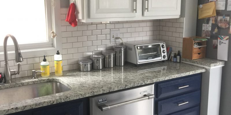 Painting Cabinets in Kitchen near Cleveland