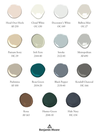 2019 Paint Colors of the Year - Textbook Painting