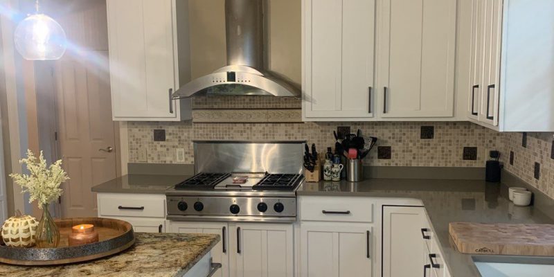 white painted kitchen cabinets near Cleveland