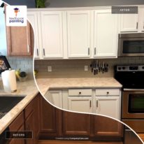 Kitchen Cabinets Before and After