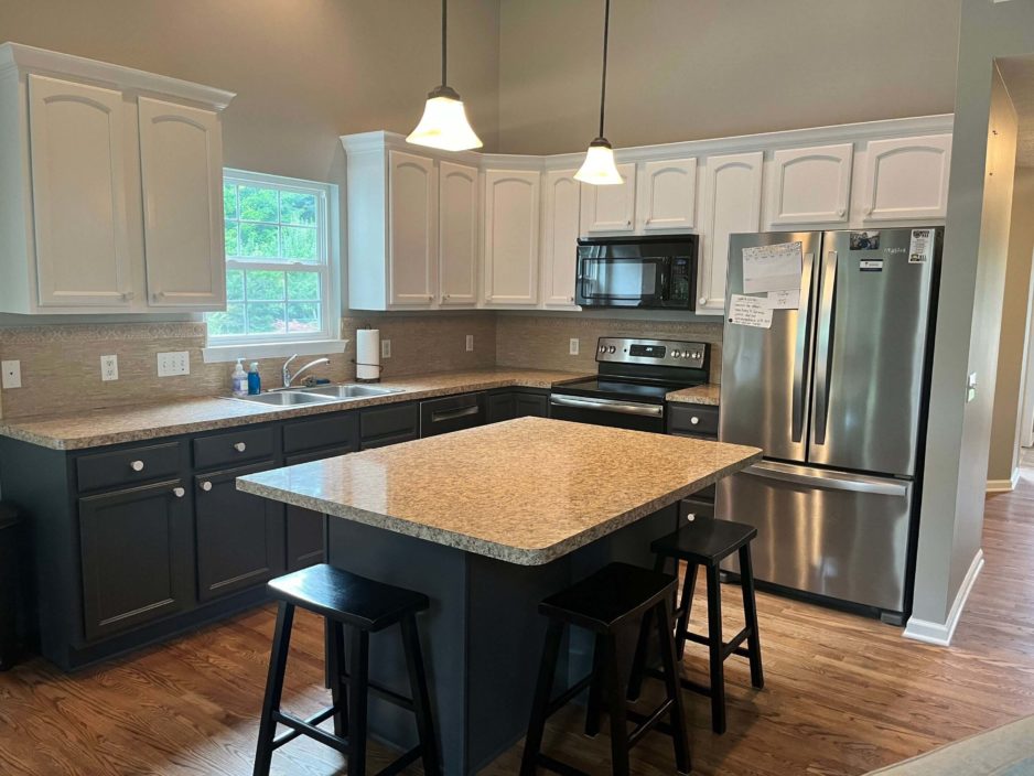 Two Tone Kitchen Cabinets in Avon Lake