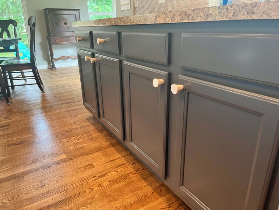 Dark Gray Cabinets