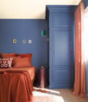 bedroom interior design paint trend benjamin moore blue nova