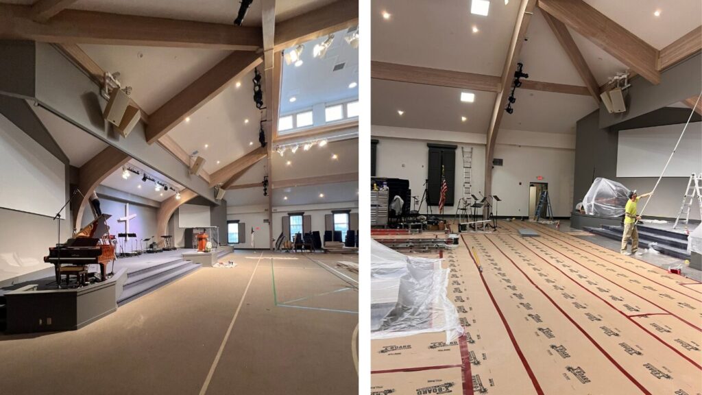 professional church painters service avon oh